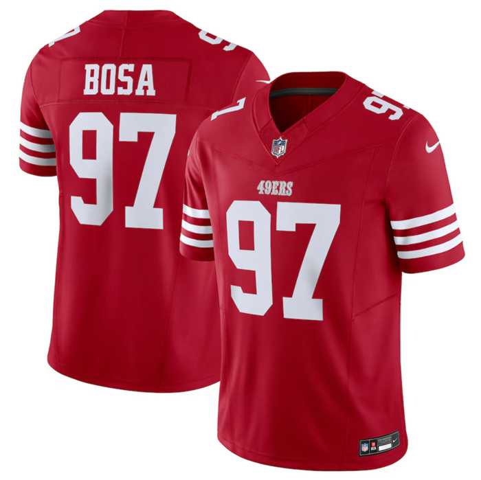 Men & Women & Youth San Francisco 49ers #97 Nick Bosa Red 2023 F.U.S.E. Vapor Untouchable Limited Stitched Football Jersey->san francisco 49ers->NFL Jersey